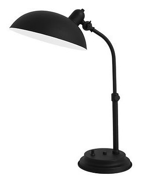 Imagen 2 de 3 de Lampara Escritorio Odin 60203 Negro Mate E27 Movimientos