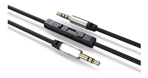 Cable Auxiliar Audio 3.5 Con Micrófono