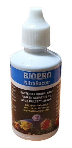 Bacteria Para Acuario Agua Dulce/salada Bipro 40 Ml