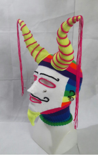 Máscara Carnaval Diablo Jujuy. Ukuku Multicolor