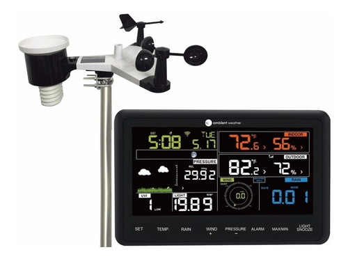 Ambient Weather Ws-2902 10-en-1 Wi-fi Estacion Meteorologica