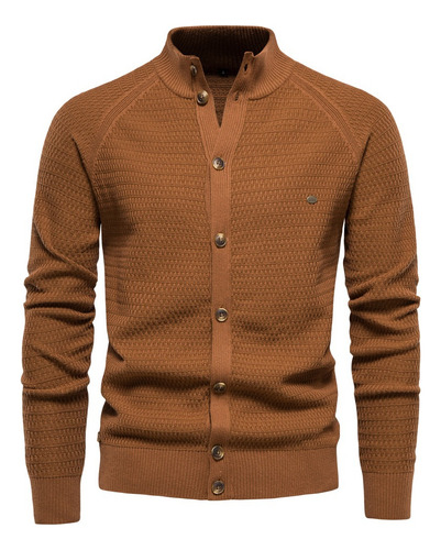 Cardigan De Punto Men's Cotton Sweater With Botones
