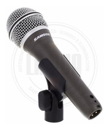 Imagen 2 de 7 de Micrófono Dinámico Profesional Samson Q7 + Estuche Pipeta