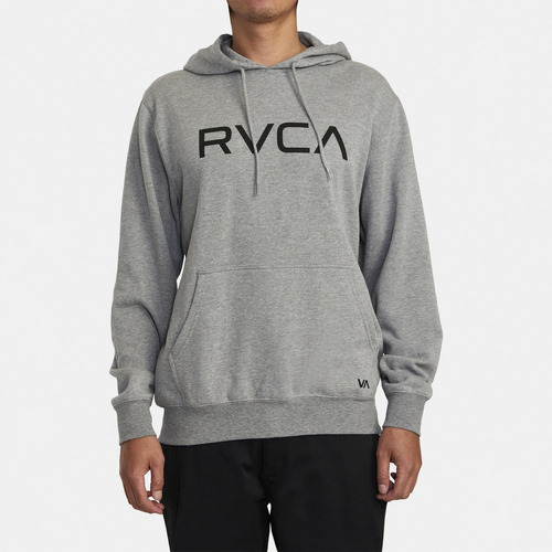 Polerón Hombre Big Rvca Hoodie M Ot Gris