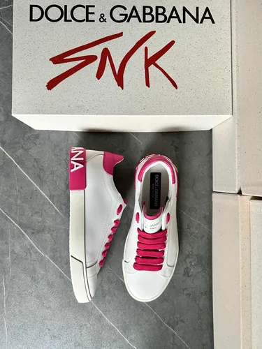 Pink dolce gabbana sneakers best sale