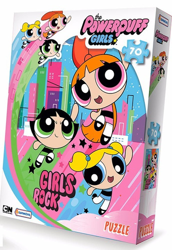 Educando Chicas Superpoderosas Puzzle 70 P 20x30 Cm Nenas Tv