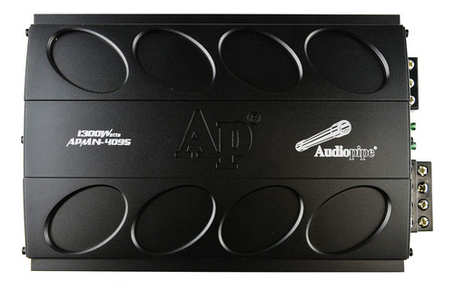 Audiopipe Apmi-4095 Clase Ab 1300 Vatios Compacto Mini Mosfe
