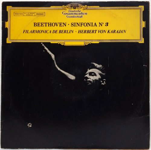 Vinilo Beethoven Sinfonía 3 - Von Karajan