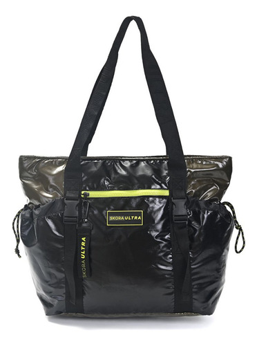 Bolso Chico Shoper Ultra Hiker Skora Bolsillos Llavero Color Verde