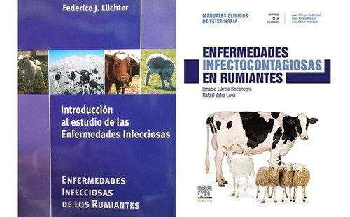 Combo 2 Libros De Enfermedades Infecciosas De Los Rumiantes