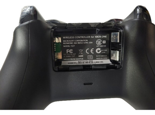 Joystick Microsoft Xbox One V1 Preto Sem Fio Black