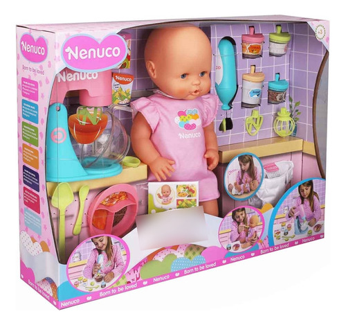 Muñeca Bebé Nenuco Comiditas ¿qué Comemos Hoy? Con Batidora