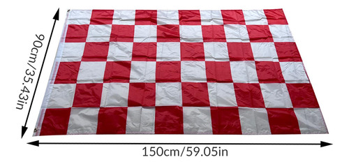 6 Banderas A Cuadros Bandera De Cuadros Roja Y Blanca
