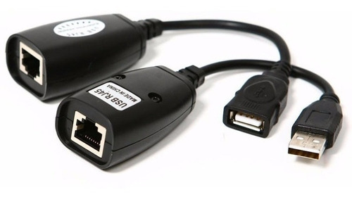 Adaptador Extension Usb Con Cable Utp Rj45 Jwk