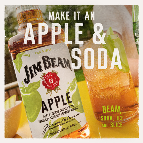 Jim Beam Apple Bourbon 700 Ml Vol. Alc. 32.5