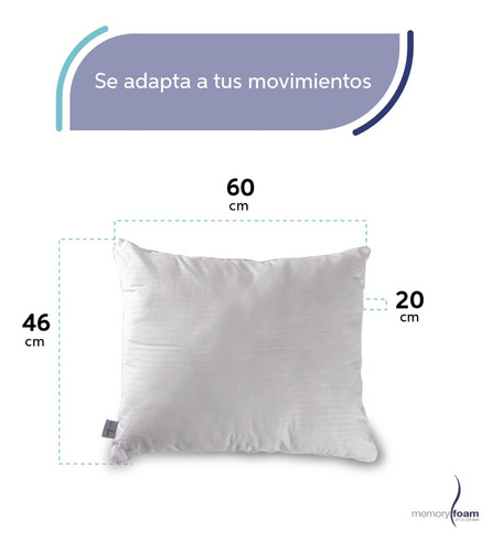 Almohada Down Alternative Memory Foam