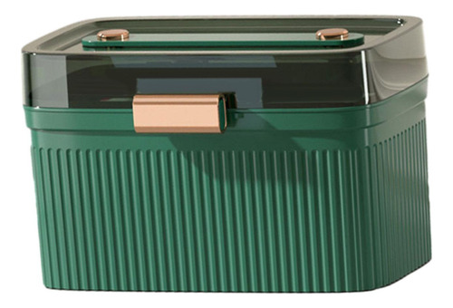 Caja Organizadora De , Contenedor Portátil Verde Oscuro