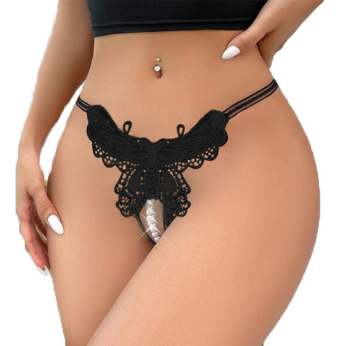 Tanga Sexy De Hilo Dental Con Perlas Y Encaje Varios Mod [u]