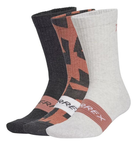 Pack 3 Calcetines Unisex adidas Terrex Acolchados Multicolor