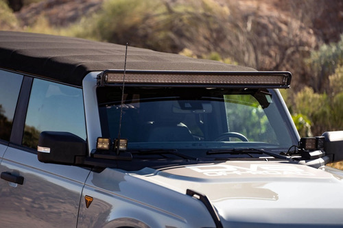 Imagen 2 de 10 de Base Montaje Bracket De Barra Led Dv8 Off Road Ford Bronco