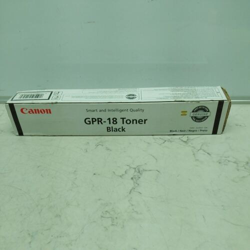 New Canon Gpr-18 Black Oem Replacemrnt Toner Printer Car Zzk