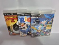 Comprar Sony - Ps3 - 3 Juegos Kung Fu Panda - Rio - Phienas & Ferb