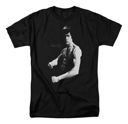 Camiseta Y Pegatinas De Bruce Lee Stance Kung Fu (mediana)