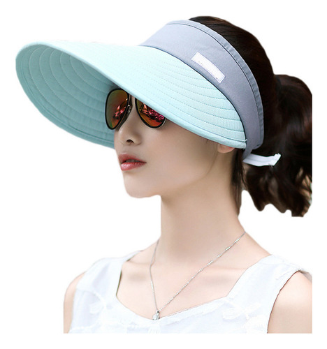 Sombreros Con Visera Solar Para Mujer, De Ala Grande, Protec