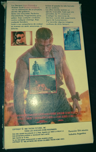 Soldado Universal!!en Vhs Clásico Original!! (Usado)