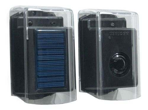 Sensor De Barreira Com Tx Painel Solar Sem Fio - D50-2