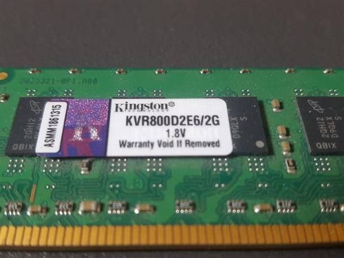 Memoria RAM ValueRAM 2GB 1 Kingston KVR800D2E6/2G