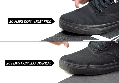 Imagem 3 de 7 de Lixa Skate Kick 100% Borracha