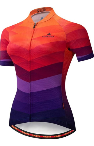 Camiseta De Ciclismo Para Mujer-maillot