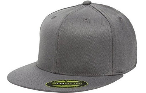 Flexfit /yupoong 210 Gorra Plana Para Hombres, Gris Oscuro,