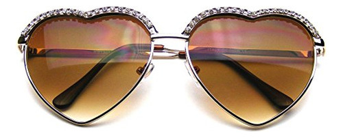 Gafas De Sol De Aviador Rhinestone Ds0cx