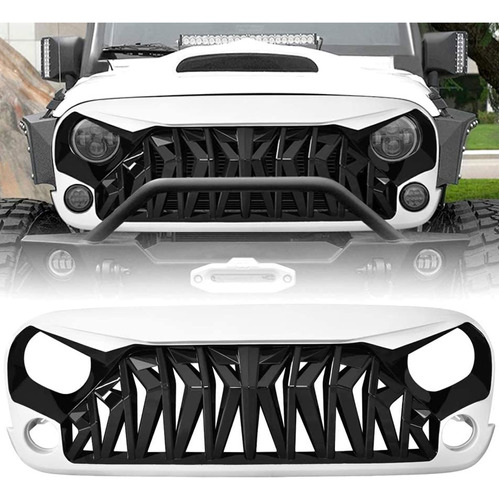 American Rejilla Tiburon Frontal Modificada Para Jeep Jk Abs