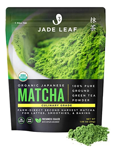 Polvo De Te Verde Matcha Organico De Hoja De Jade, Autentico