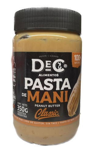Pasta De Maní Desde El Campo 350gr