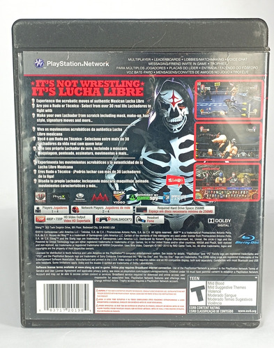Lucha Libre Aaa Heroes Del Ring Ps3 (Usado)