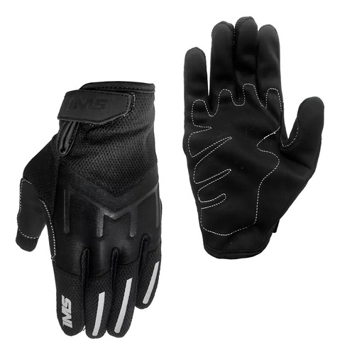 Luva Ims Motociclista Moto Motocross Motoboy Motoqueiro Cor Preto Tamanho P