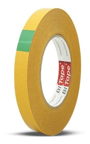Cinta Doble Cara Tissue Tape, Bitape 0962b 19mm X 55m Color Blanco Bitape 0962b19