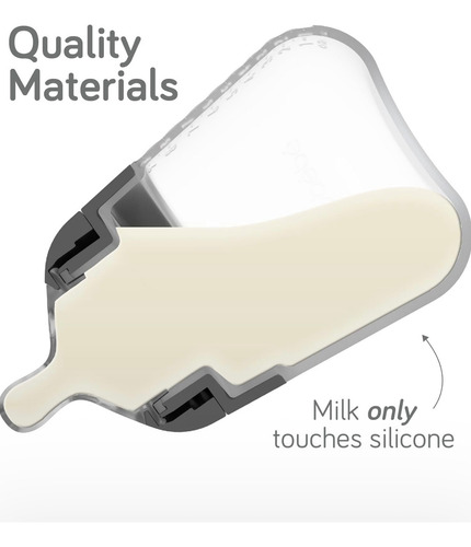 Nanobebe 2 Pack Biberón De Silicon Anti-cólicos270ml/9oz 0m+
