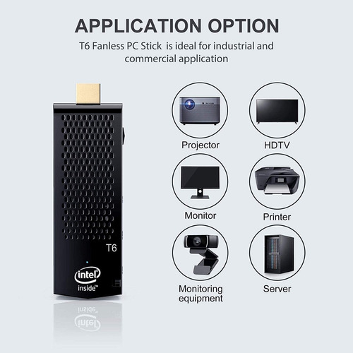 Imagen 3 de 3 de Mini Pc, Intel Atom Z8350 Pc Stick Win 10 Pro 4gb Ddr 64gb