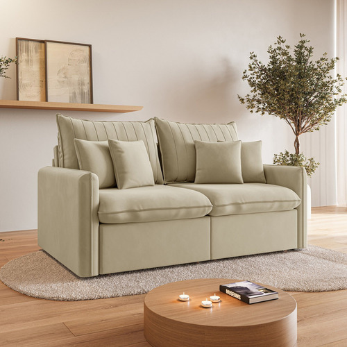 Sofá Cama Retrátil E Reclinável 180cm Colibri Cabecasa Wt