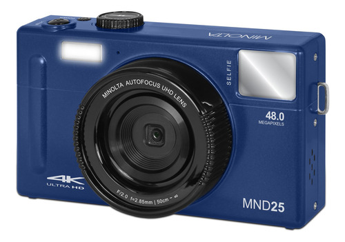 Minolta Mnd25 48 Mp Autoenfoque/cámara 4k Ultra Hd Con Espej