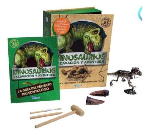 Dinosaurios Excavación Y Aventura Kit Libro Envío Gratis