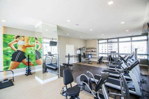 Imagem 29 de 30 de Apartamento Studio Pé Direito Duplo À Venda 35m² C/ 1 Dorm - Mobiliado - 1 Vaga - Campo Belo - Sp - Ap0005