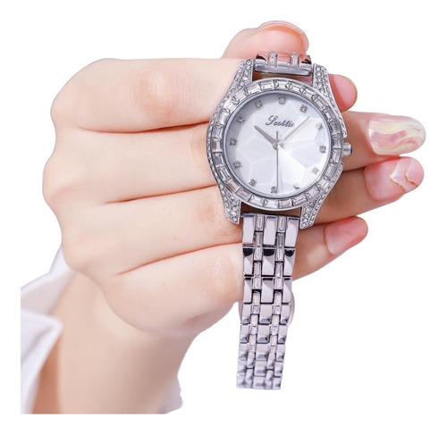 Reloj Para Mujer Dama Marca Scottie Pulso Acero Hora Analoga