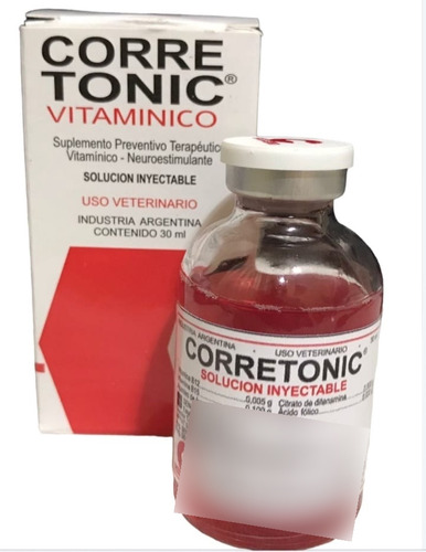 2frascos 30ml Corretonic Neuroestimulante Cavalos De Corrida
