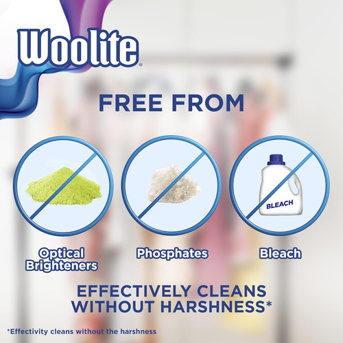 Detergente Woolite Prendas Oscuras, 66 Cargas, 100 Oz